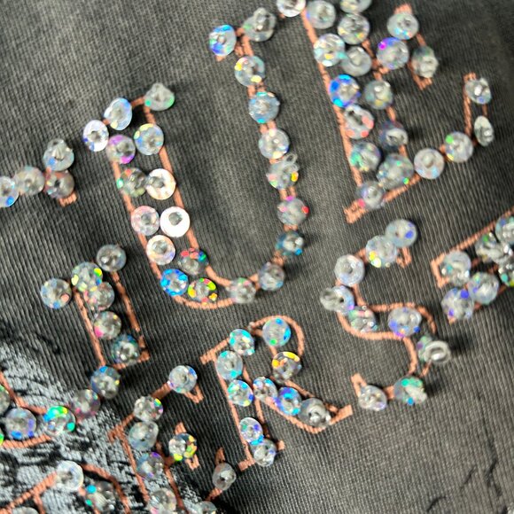 Fred Rich Crop T-shirt with Crystals - Picture 3 of 4